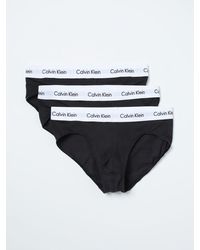 Calvin Klein - Set 3 slip in cotone stretch - Lyst