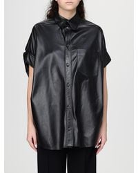 Balenciaga - Leather Shirt - Lyst
