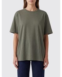 Grifoni - Relaxed Fit Cotton T-Shirt With Crew Neck And Dropped Shoulders - Lyst