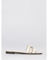 Tory Burch - Romy Leather Slippers - Lyst
