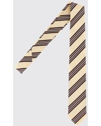 Dries Van Noten - Classic Multicolour Striped Pure Silk Tie - Lyst