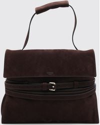 Moschino - Tie Me Suede Bag - Lyst