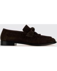 Bottega Veneta - Astaire Calfskin Loafers With Knot Detail - Lyst