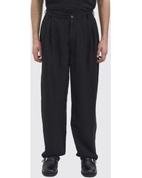 Andrea Ya'aqov - Wide Leg Cotton Linen Blend Trousers - Lyst