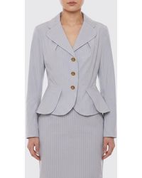 Vivienne Westwood - Pinstriped Cotton Single-Breasted Blazer - Lyst