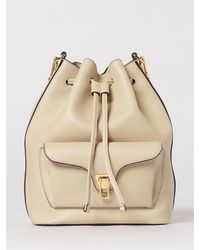 Coccinelle - Beat Generation Hammered Leather Bucket Bag - Lyst