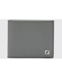 Fendi - Squared Ff Leather Wallet - Lyst