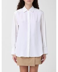 Pinko - Poplin And Crepe Shirt - Lyst