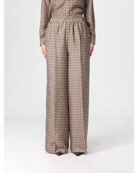Max Mara - Vischio Silk Palazzo Trousers With Paisley Print - Lyst