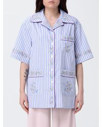 Dolce & Gabbana - Dolce &Amp Gabbana Striped Cotton And Silk Shirt - Lyst
