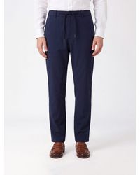 Herno - Slim Fit Technical Nylon Trousers With Drawstring Waist - Lyst