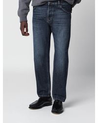 PT Torino - Mid-Rise Straight Fit Cotton Denim Jeans - Lyst