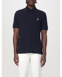 Brunello Cucinelli - Cotton Polo Shirt - Lyst