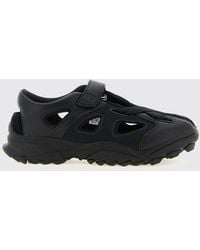 Y-3 - Gsg9 Cut-Out Leather And Mesh Sandals - Lyst