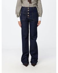 Valentino Garavani - High-Waisted Straight Jeans - Lyst
