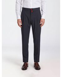 Kiton - Pleated Tailored Trousers - Lyst
