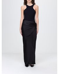 EA7 - Abito Midi A Monospalla Con Bande Logo - Lyst