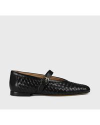 Doucal's - Woven Nappa Ballerinas - Lyst