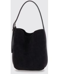 TOTEME - Mini Suede Calfskin Handbag With Adjustable Handle - Lyst