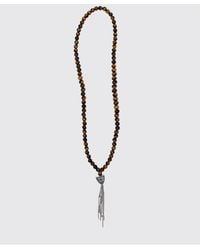 HTC - Metal Necklace With Colorful Stones And Crystals - Lyst