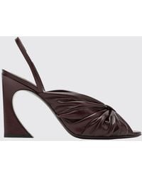 Fendi - Arco Draped Nappa Sandals - Lyst
