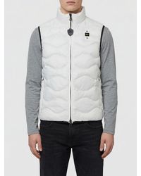 Blauer - Padded Nylon Quilted Vest - Lyst