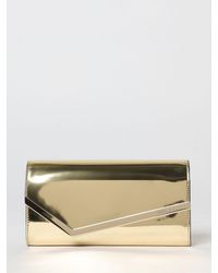 Jimmy Choo - Emmie Patent Leather Clutch - Lyst