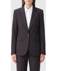 Zadig & Voltaire - Zadig &Amp Voltaire Single-Breasted Blazer With Embroidered Slogan And Peak Lapels - Lyst