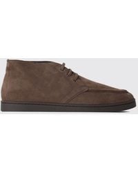 Church's - Lace-Up Suede Chukka Boots With A Round Toe And Rubber Sole - Lyst