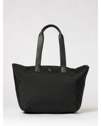Emporio Armani - Polyester Tote Bag With Removable Pouch And Eagle Logo - Lyst