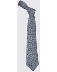 Etro - Silk Paisley Print Tie - Lyst
