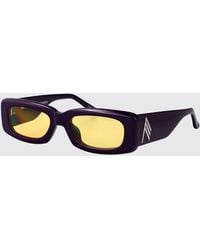 The Attico - Linda Farrow X Mini Marfa Acetate Sunglasses - Lyst