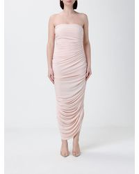 Norma Kamali - Drapiertes Jerseykleid - Lyst