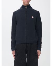CASABLANCA - Wool And Cotton Blend Zip-Up Roll Neck Cardigan - Lyst