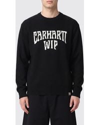Carhartt - All-Over Jacquard Logo Cotton Crewneck Jumper - Lyst