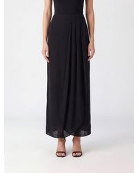 Maison Margiela - High-Waisted Silk-Blend Maxi Pencil Skirt With Four Stitches - Lyst