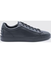 Tod's - Smooth Calfskin Low-Top Sneakers With Heel Gommini - Lyst