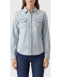 Jacob Cohen - Camisa De Denim De Algodón Con Bolsillos De Parche - Lyst