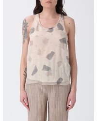 Emporio Armani - Silk Creponne Top - Lyst