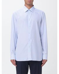 ZEGNA - Classic Striped Poplin Shirt - Lyst