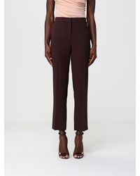Elisabetta Franchi - Crêpe Cropped Pants - Lyst