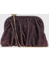 Benedetta Bruzziches - Venus Rhinestone-Embellished Aluminum Mesh Mini Handbag - Lyst