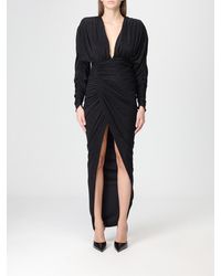 Alexandre Vauthier - Draped Long Dress - Lyst