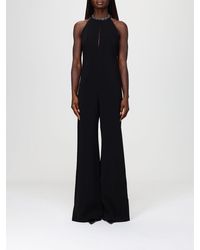 Pinko - Dragon Fruit Technical Canvas Jumpsuit With Decoration - Lyst