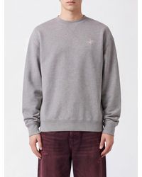JW Anderson - Crewneck Cotton Sweatshirt With Embroidered Logo And Dropped Shoulders - Lyst