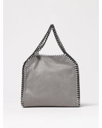 Stella McCartney - Falabella Crackled Faux Suede Tote Bag - Lyst