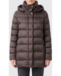Moorer - Delia Knee-Length Quilted Nylon Down Jacket With Detachable Hood - Lyst