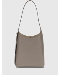 Tory Burch - Romy Grained Leather Hobo Bag - Lyst