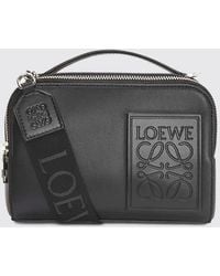 Loewe - Small Calfskin Camera Bag With Embossed Anagram Monogram - Lyst