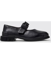 Camper - Pix Smooth Leather Low-Heeled Mary Janes With Xl Extralight Sole - Lyst